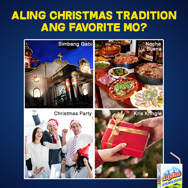 AlpineMilkPH's tweet photo. Limang araw nalang bago #Pasko, kaya may tanong kami para sa inyo! Tweet us your answers! https://t.co/350oo0zwOR