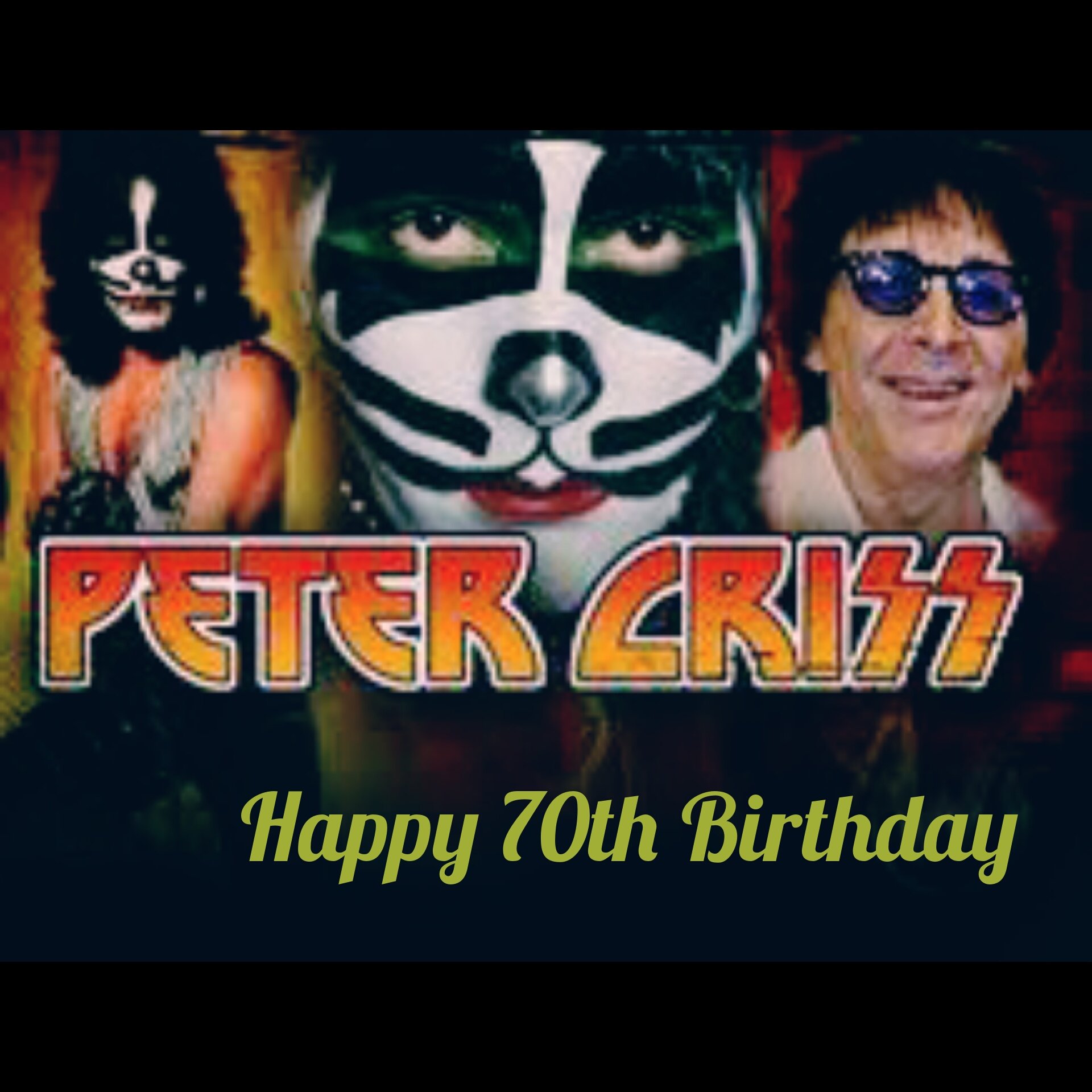 HAPPY 70th BIRTHDAY to the greatest drummer PETER CRISS!        