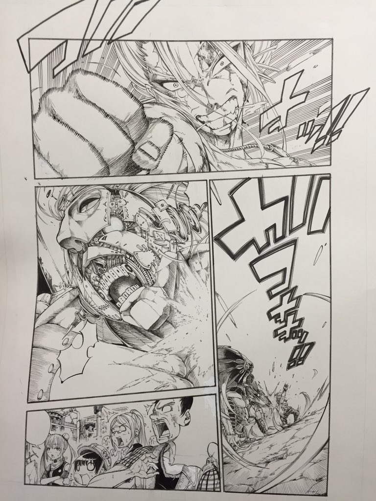 20.21の絵、アシスタントに入ってから原稿が綺麗になってる! 