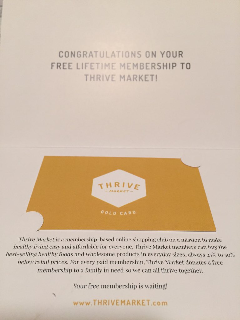 KILLCLIFF's tweet photo. RT and win a FREE Lifetime membership to @THRIVEmkt winner chosen at random tomorrow morning. https://t.co/3ey2DoDIJo