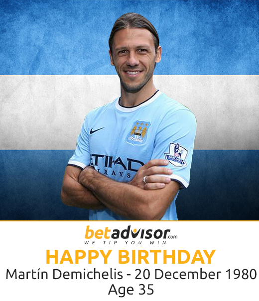 Happy Martín Best wishes to the Argentinian player of Manchester City FC.    