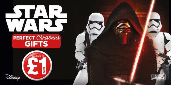 Poundland's tweet photo. RT &amp; Follow with #PoundlandStarWars - enter to #WIN a Star Wars hamper! Shop online now: https://t.co/IPlXz5FOW1 https://t.co/ZRXXX5WMDb