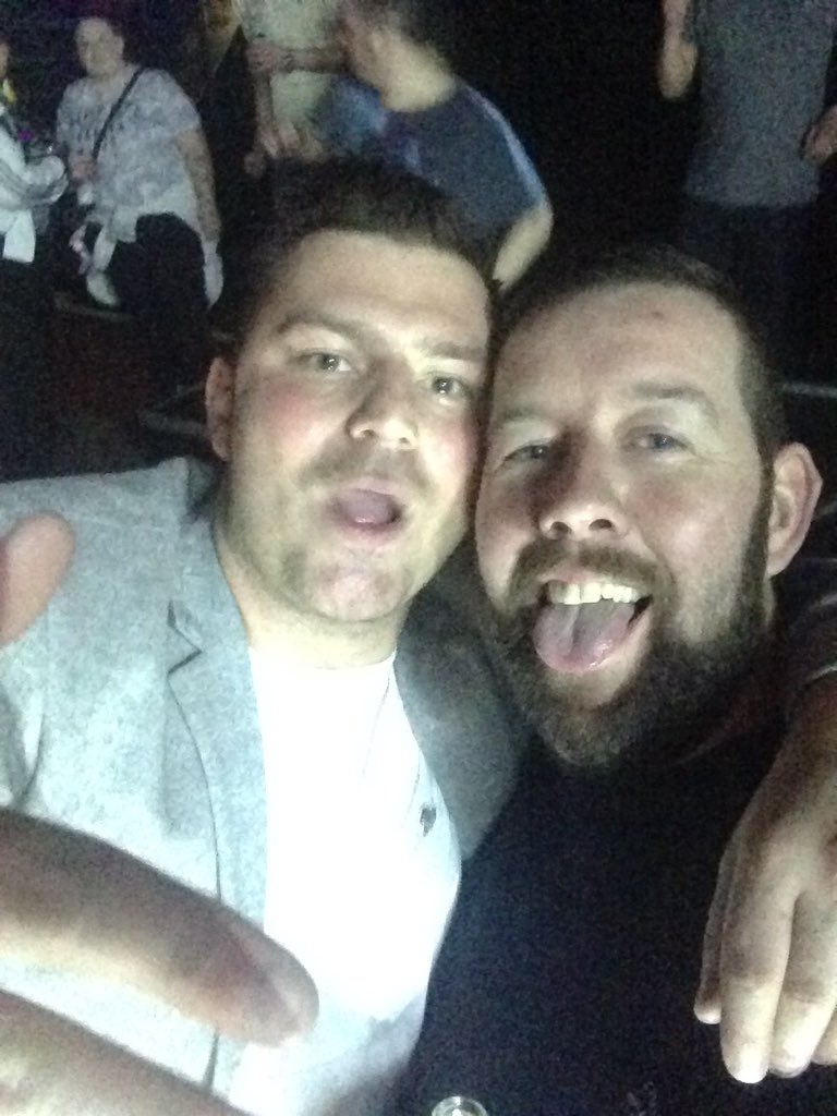 With the main man