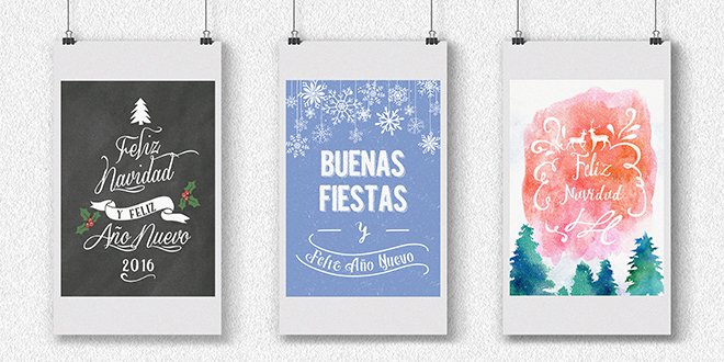 Estas #Navidades felicita a tus amigos con estas tarjetas tan chulas. ow.ly/W4ofc #imprimibles