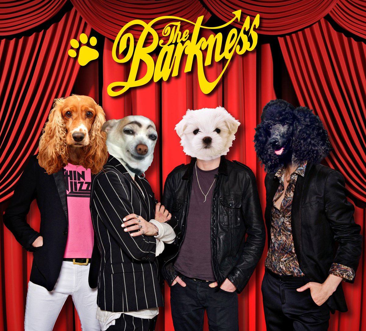 terrytodger's tweet photo. @JustinHawkins @RuTTaylor1 @hawkins_dan @thedarkness https://t.co/wmbph7M0O3
