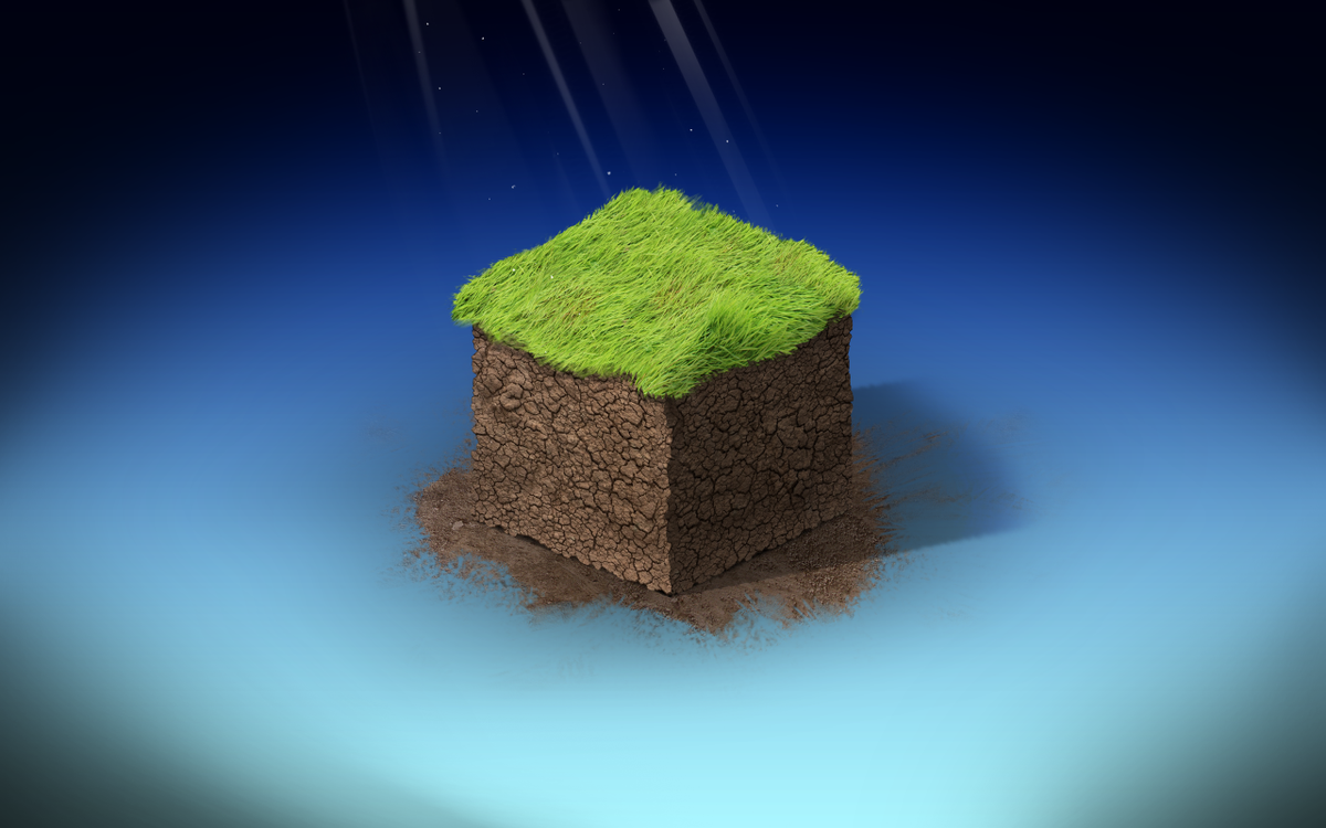 epic minecraft dirt block