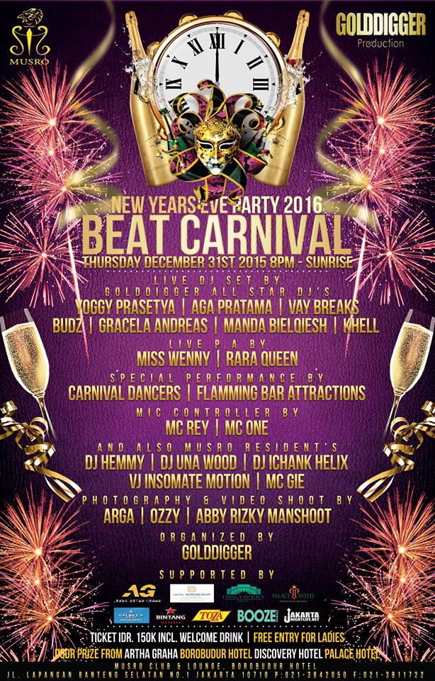 Musro Club & Lounge (@musicroomjkt) on Twitter photo New Years eve party 2016 w/ @GOLDDIEGERprod DJ'S ,Jakarta Dancer's ,Mc & Door prize info 0811819351 Supp <a href="/BoozeMagz/">boozemagazine.com</a> New Years eve party 2016 w/ @GOLDDIEGERprod DJ'S ,Jakarta Dancer's ,Mc & Door prize info 0811819351 Supp <a href="/BoozeMagz/">boozemagazine.com</a>