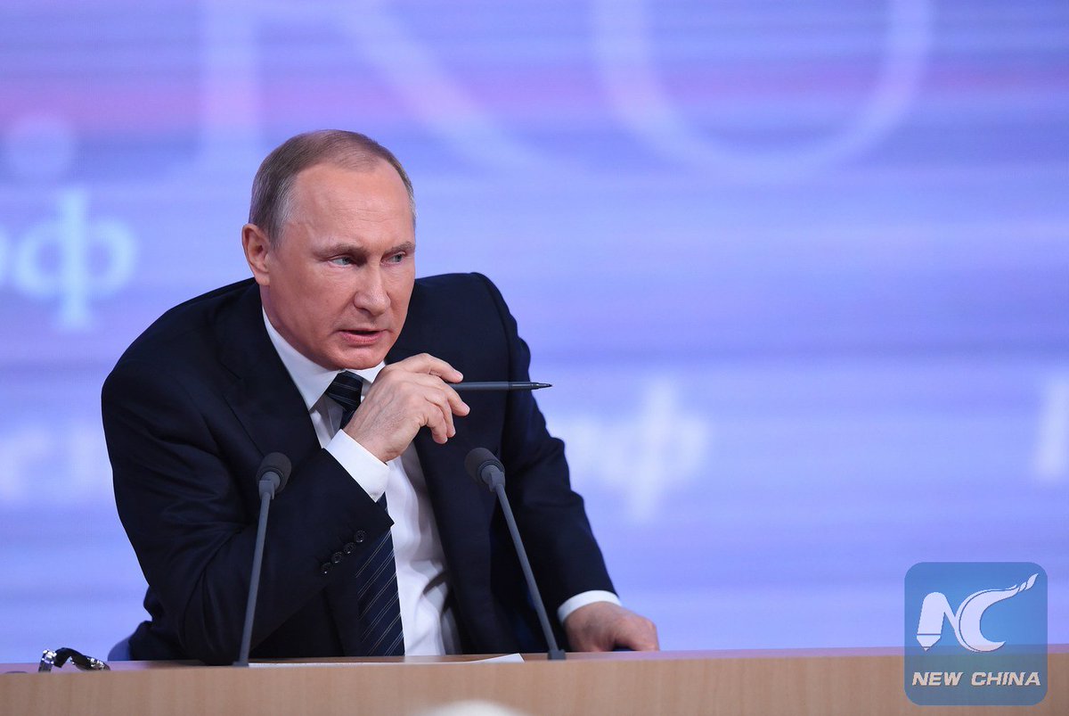XHNews's tweet photo. #Putin: Europe lack of independent foreign policy, partly transfers its sovereignty to U.S. https://t.co/hEKbA4wvnV