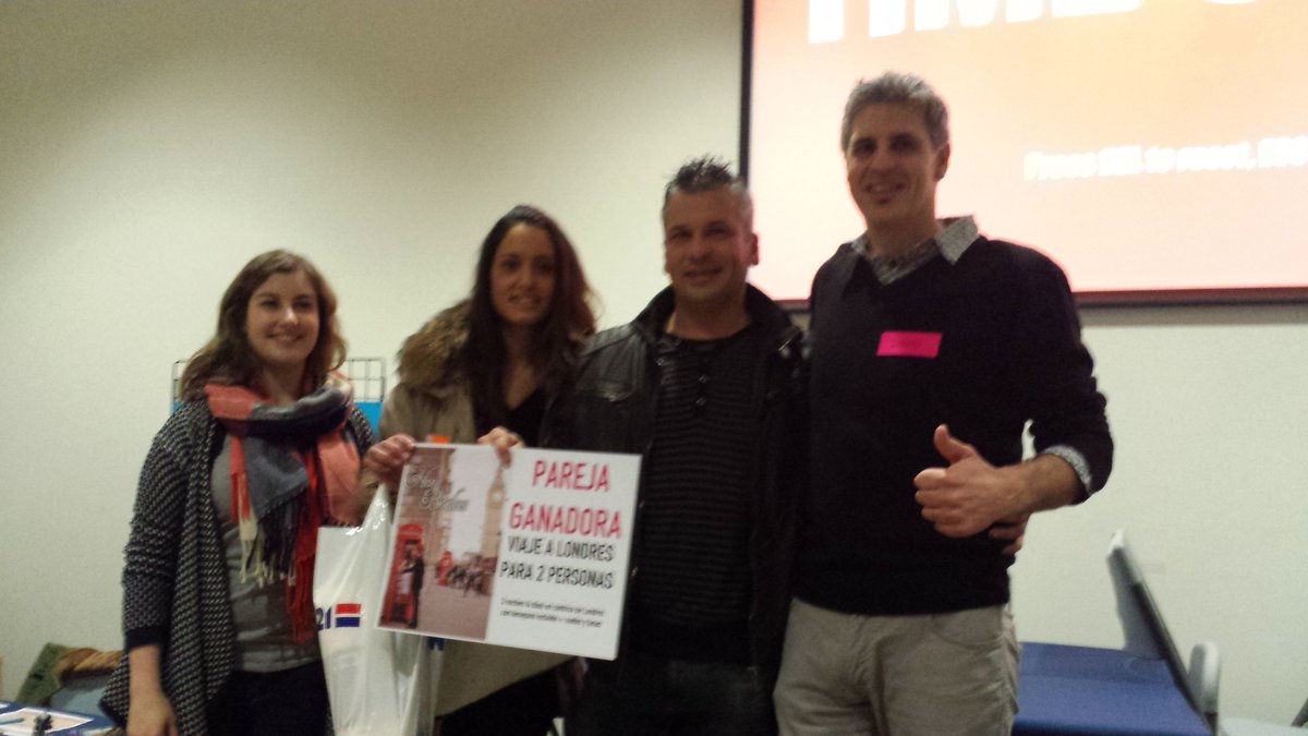 Sergio y Cristina, ganadores del viaje a Londres de #HoyBodas2016. ¡Enhorabuena! #Ejea #Tauste #CincoVillas