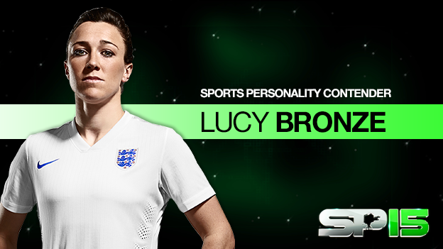 England's tweet photo. It's #SPOTY tonight and #Lionesses @LucyBronze is nominated. Make sure you #VoteLucy and watch the show from 6.50pm https://t.co/MT8rNNzuSm