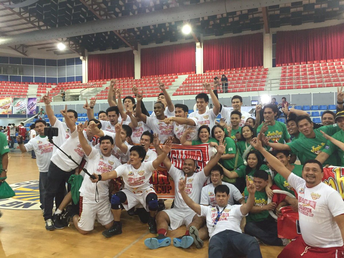 6jamesmartinez's tweet photo. #SWEEP #2-0 #PCBLCHAMPS #JumboPlastic #HEARTOFACHAMPION https://t.co/HwLpusQdn8
