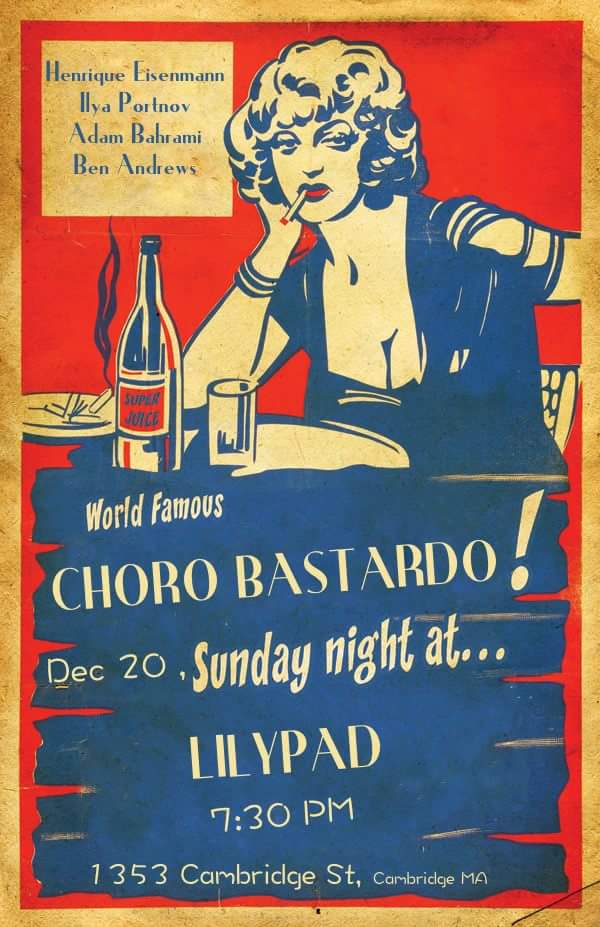 Our last show of this tour is tonight at the Lilypad in Cambridge!!! Don't miss it if you are in the area! #Boston