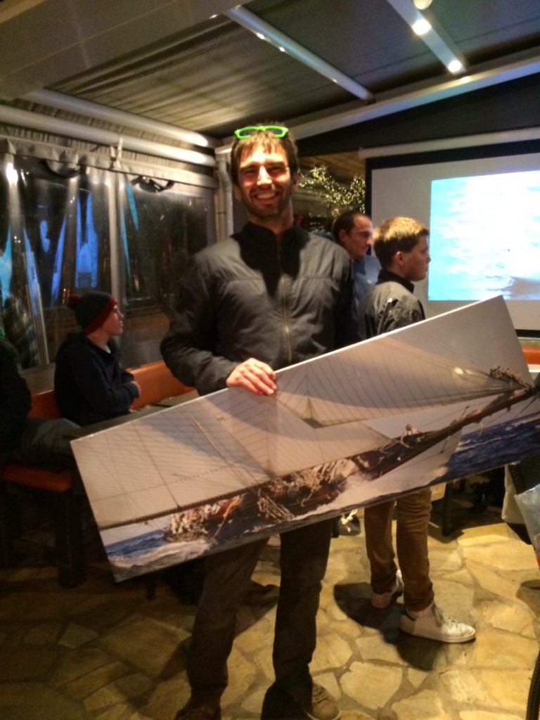 Et le rochelais <a href="/nicoandrieu/">nicolas andrieu</a>, 2eme de #lacopa2015, remporte son superbe cadre <a href="/plisson2012/">Philippe Plisson</a> ! La classe