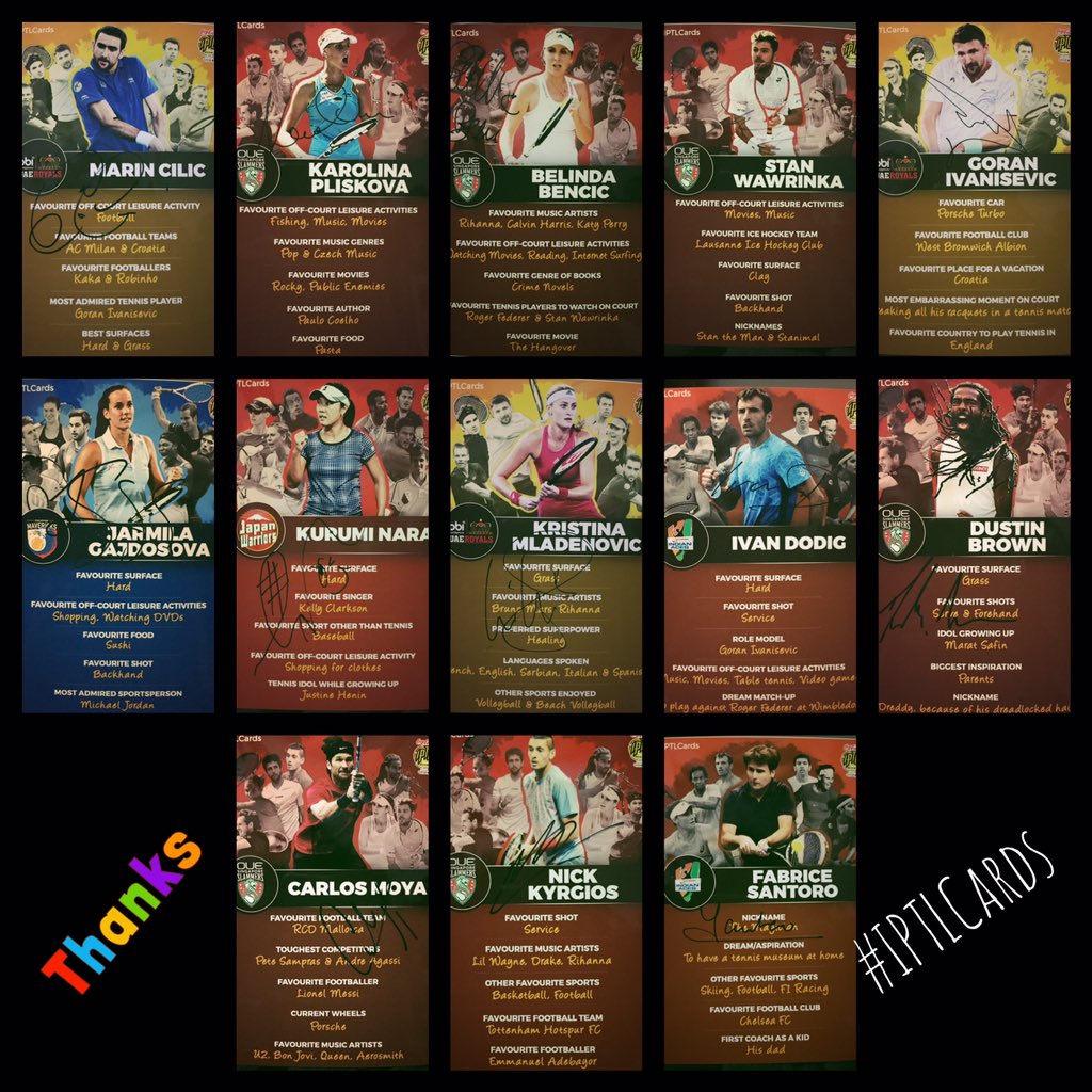 gangstapp's tweet photo. putting #IPTLCards to good use by getting them signed ✌🏾️😊 got 1/3 not bad eh @iptl ? https://t.co/NXCEhNvX8U