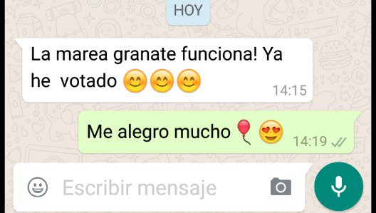 m4rc34nn's tweet photo. Mi hermana que reside en el extranjero ha podido "votar" #mareagranate #Garzoners #YoVotoUP #EleccionesGenerales2015 https://t.co/HRBuPeENWy