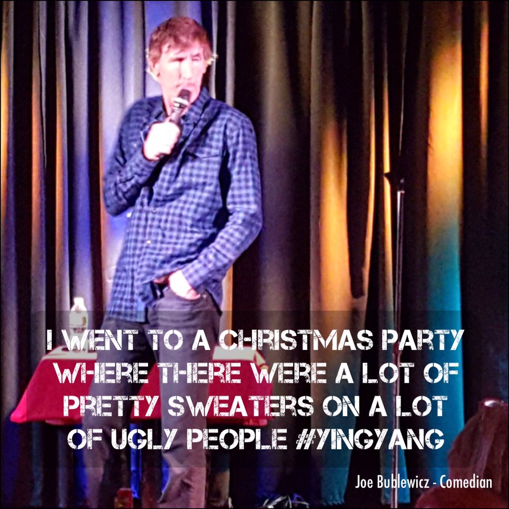 JoeBubComedy's tweet photo. Went to a Christmas party where there were a lot of pretty sweaters on a lot of ugly people https://t.co/HvSZwoGq1T https://t.co/Clov84QSka