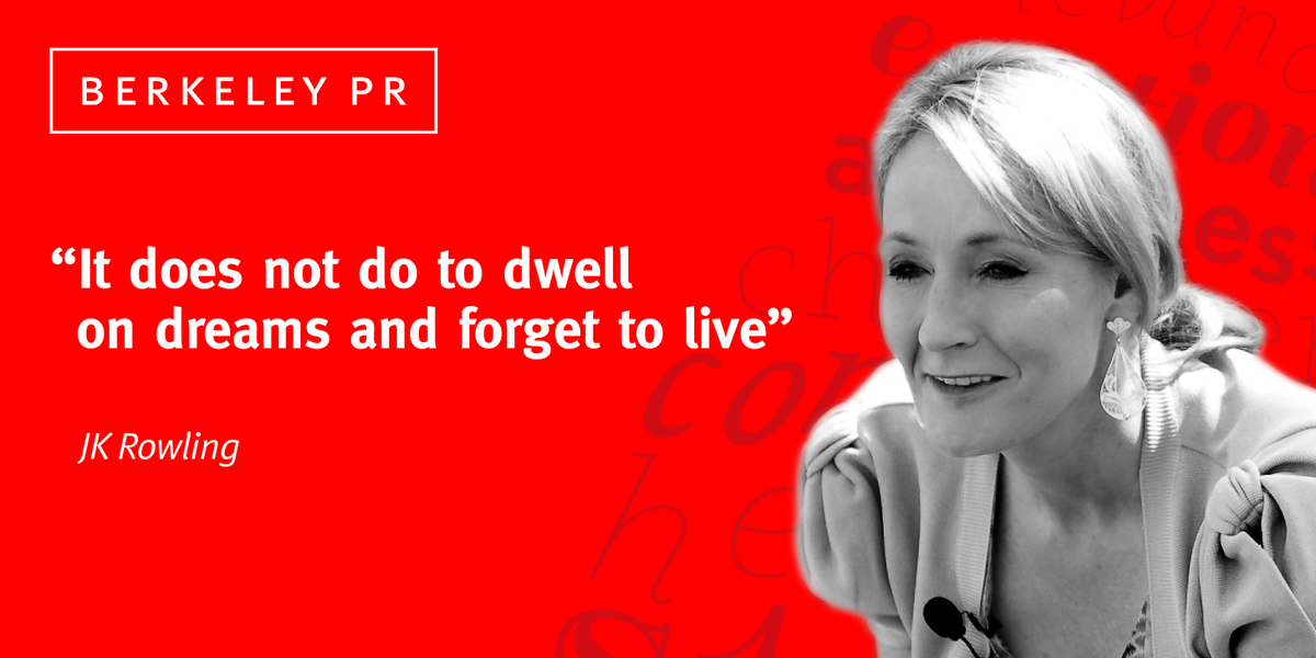 Berkeleycomms's tweet photo. Slightly cheesey but it's hard to dispute #FestiveWisdom from JK Rowling! https://t.co/nb73VhN0f1
