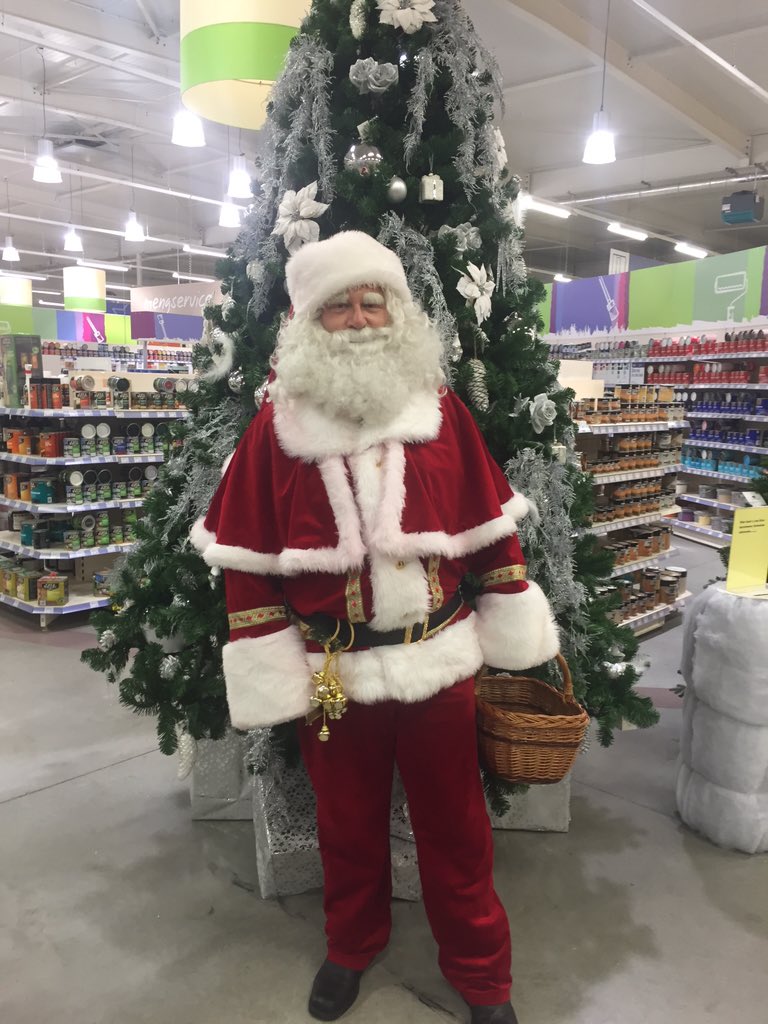 Ook de kerstman kwam even gezellig langs!