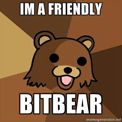 bitcoin_memes's tweet photo. I'm a friendly bitbear. #bitcoin #blockchain #fintech https://t.co/PHzyrL10eQ