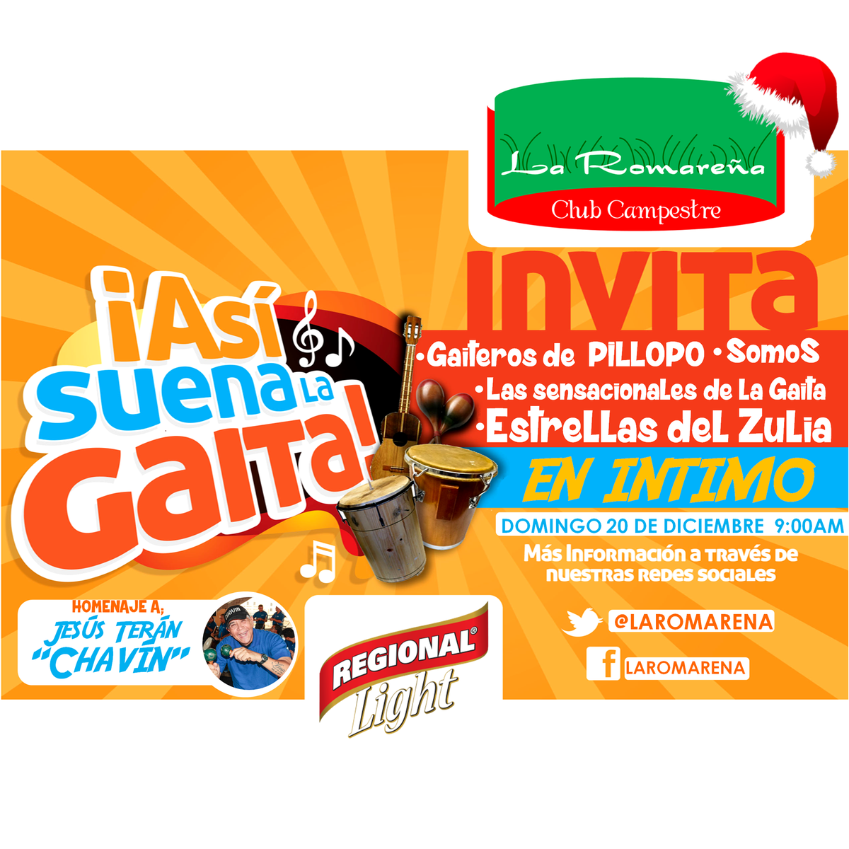 LAROMARENA's tweet photo. Hoy en #LaRomareña #CONCIERTO INTIMO #GaiterosDePillopos #LasSensacionalesDeLaGaita #EstrellasDelZulia #SomoS https://t.co/EnNffgPf7n