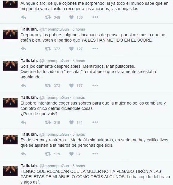 KutxiMarea's tweet photo. ME DAIS VERGÜENZA AJENA RASTREROS, DEJAD QUE LA GENTE VOTE. #EleccionesGenerales2015 https://t.co/WnkRelxxTg