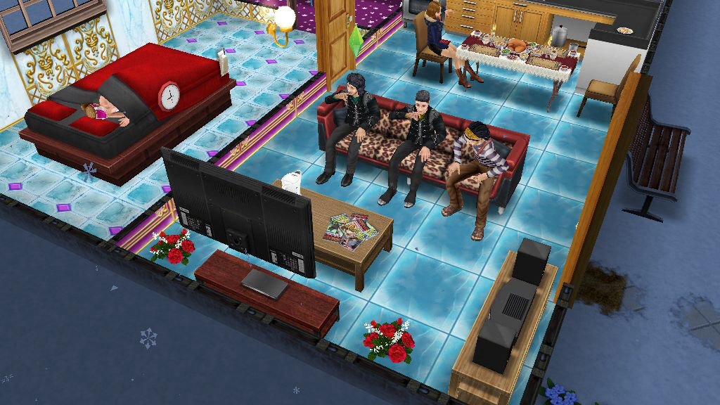 mitche_05's tweet photo. They're so busy watching their favorate show on tv ๐
#simsfreeplay #simsgames https://t.co/PEdAI6m8tI https://t.co/7v6wCo6b8i