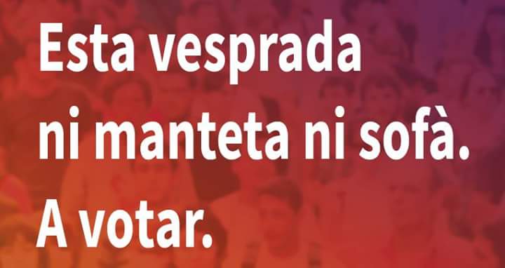 fperisaragon's tweet photo. #Éselmoment20D de decidir el futur del nostre país amb el teu vot. Amb un xicotet esforç guanyes molt  @EsElMoment https://t.co/GVfBol4Y1B