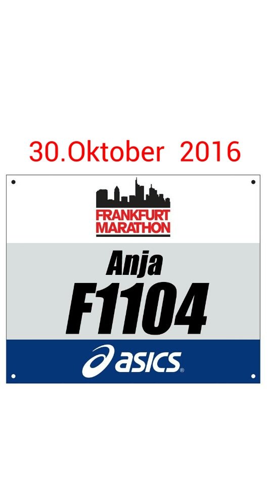 running_anja's tweet photo. Da ist sie! Meine Startnummer für 42,195 Kilometer! 10 Monate Training liegen jetzt vor mir. Bin gespannt. https://t.co/dkGUX1l6g3