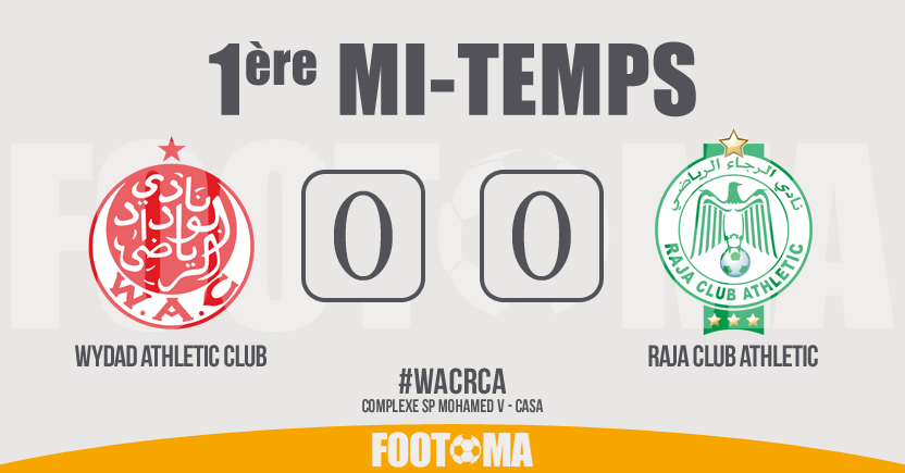 FOOTOMA's tweet photo. 🕘 45'+2 MI-TEMPS ! #WACRCA #DERBY119
#BotolaLIVE | WAC 0-0 RCA https://t.co/lgXYd5BPCH
