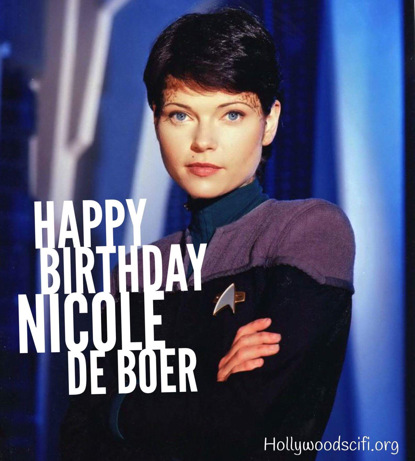 Wishing Nicole de Boer  Happy Birthday! She played Ezri Dax on  