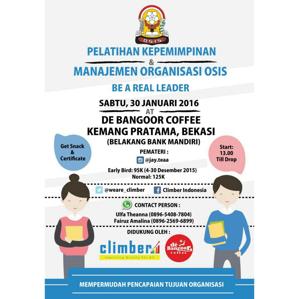 Pelatihan yg TEPAT utk Pengurus OSIS Baru <a href="/OSISMandalaSHS/">Osis SMA Mandalahayu</a> <a href="/OsisMabhak32/">SMA Martia Bhakti</a> <a href="/sman1cikut/">sman1cikarangutara</a> <a href="/osissman1cikut/">osissman1cikut</a>  <a href="/Sman1Sukatani/">Sman1Sukatani</a>