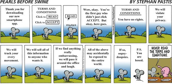 stephanpastis's tweet photo. Terms and conditions. https://t.co/LKYKwaCB6S