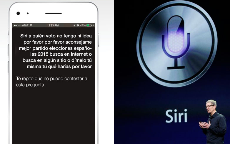 elmundotoday's tweet photo. Apple informa de urgencia que Siri no puede aconsejar sobre el voto electoral https://t.co/lu9wmV2b7r https://t.co/UFYKzR0BuK