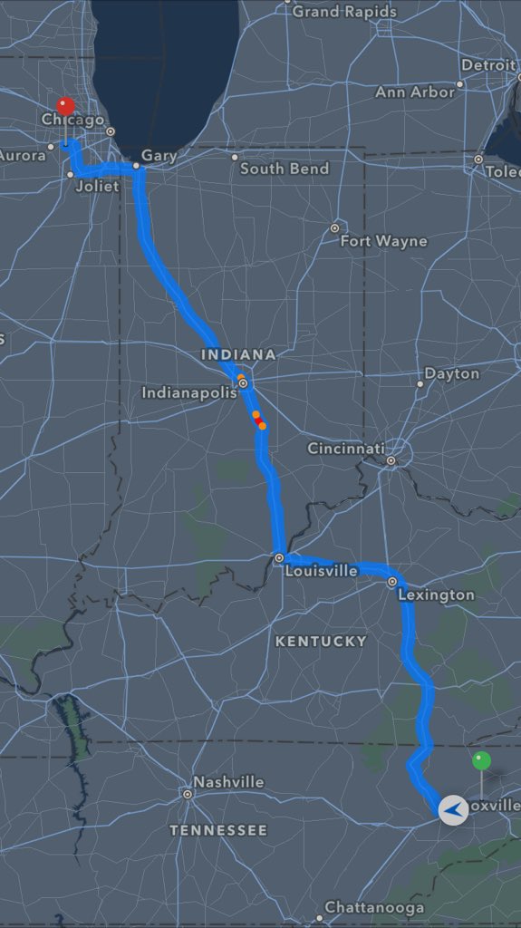 polys10's tweet image. Spent the night in Indianapolis. 3 more hours to Chicago now
