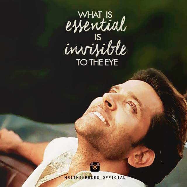 HrithikRules.com on Twitter: "The best things in life are not seen but felt #hrithikroshan #hrithik #ZNMD #bollywood https://t.co/ZgQ8iD1Fom" / Twitter