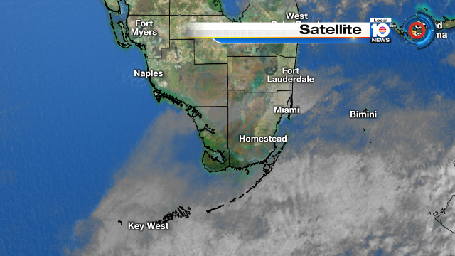 CLOUDY SKIES -  Cold air riding over the Atlantic Ocean has caused clouds to drape across South Florida. https://t.co/pIWOhumA08