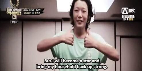 jiwonsx's tweet photo. ele conseguiu ajudar a sua familia #KingOfTheYouthBOBBYDay https://t.co/ePNYqvFazH