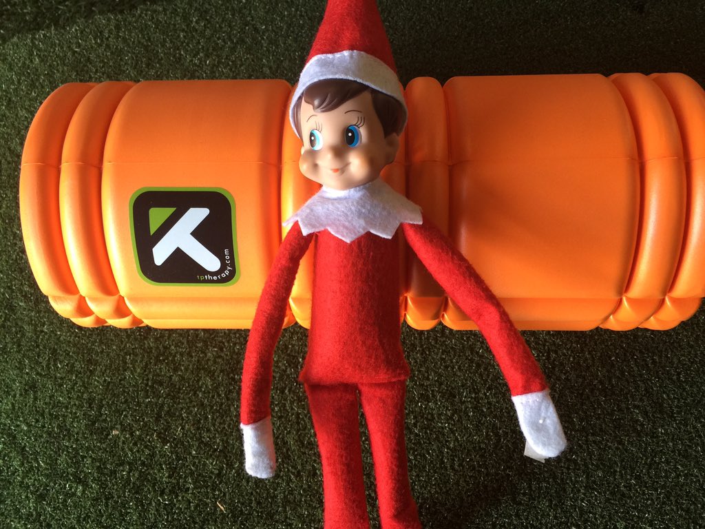 golflife's tweet photo. Looks like that crazy elf is working out on the @TPtherapySA grid roller making room for all those holiday treats https://t.co/ndSwQTK4g3