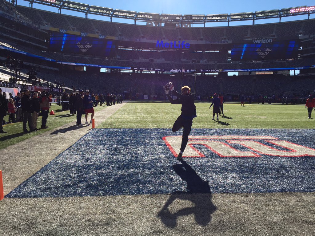 Giants's tweet photo. Odell 🔥🏈 https://t.co/o35KKSGJHg