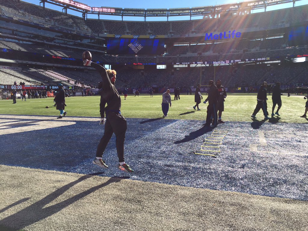 Giants's tweet photo. Odell 🔥🏈 https://t.co/o35KKSGJHg
