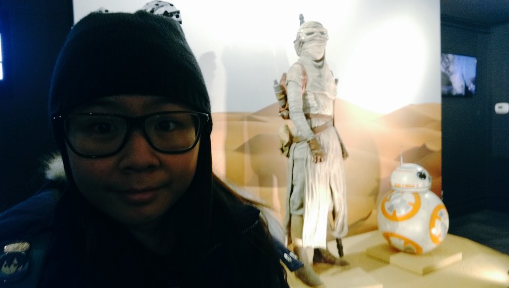 squishymichi's tweet photo. Went to Star Wars Exhibit at 277 Queen St W! #TheForceAwakensTO https://t.co/TRsQ4wCENs