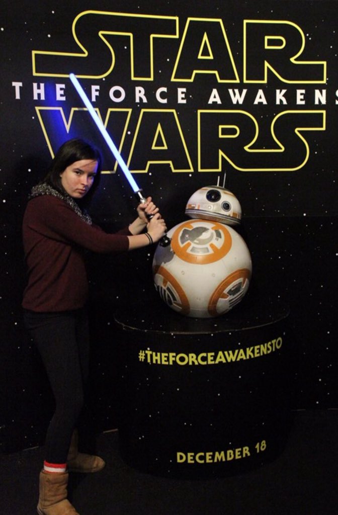 GoForKristen's tweet photo. May the force be with you.
@DisneyStudiosCA #TheForceAwakensTO #BB8 https://t.co/nLfKABQUbj