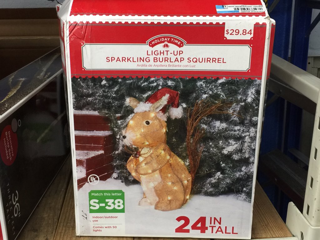 kristabrown's tweet photo. Hey @JSi5 @KiddNation @KiddKraddick I thought of you when I just saw this at Walmart! #squirrel #instanttweet https://t.co/UCyDzOhdIp