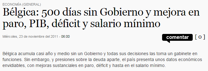WillyTolerdoo's tweet photo. Bélgica ha funcionado mejor sin gobierno que con los políticos al mando. Que nadie se preocupe.
#L6elecciones https://t.co/AKjPTM3mKW