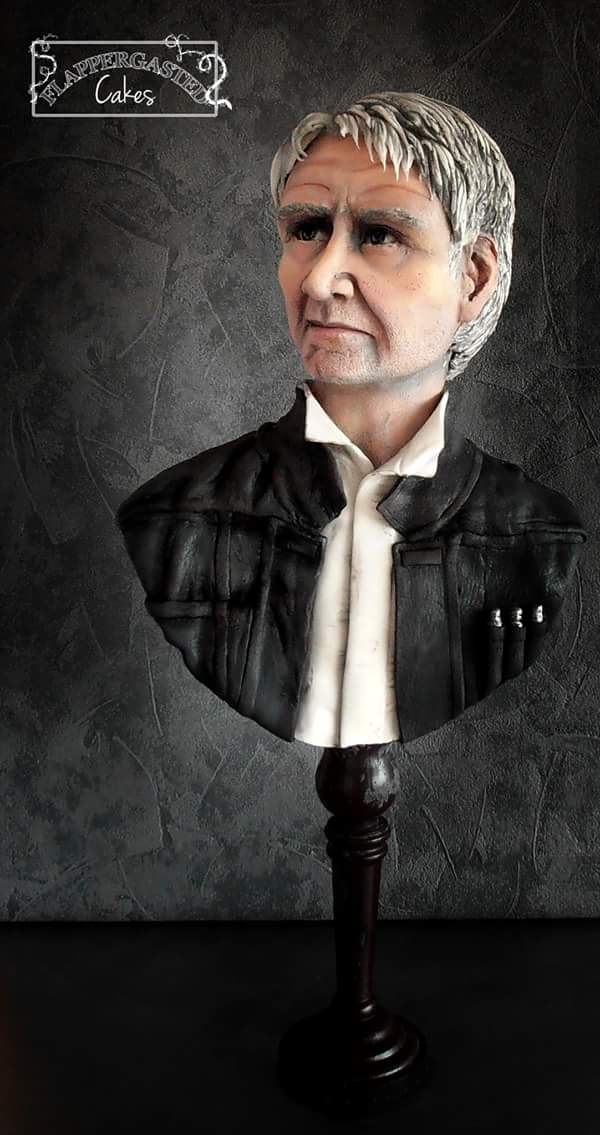 flappergasted's tweet photo. Han Solo bust cake 😄 https://t.co/dGBTVdbnJp