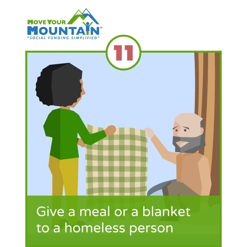MoveYourMtn's tweet photo. Day 11 of #12DaysToGive calls for helping out the homeless community. Don't forget to enter: https://t.co/4NxzwEQRNU https://t.co/e28EjobpIo