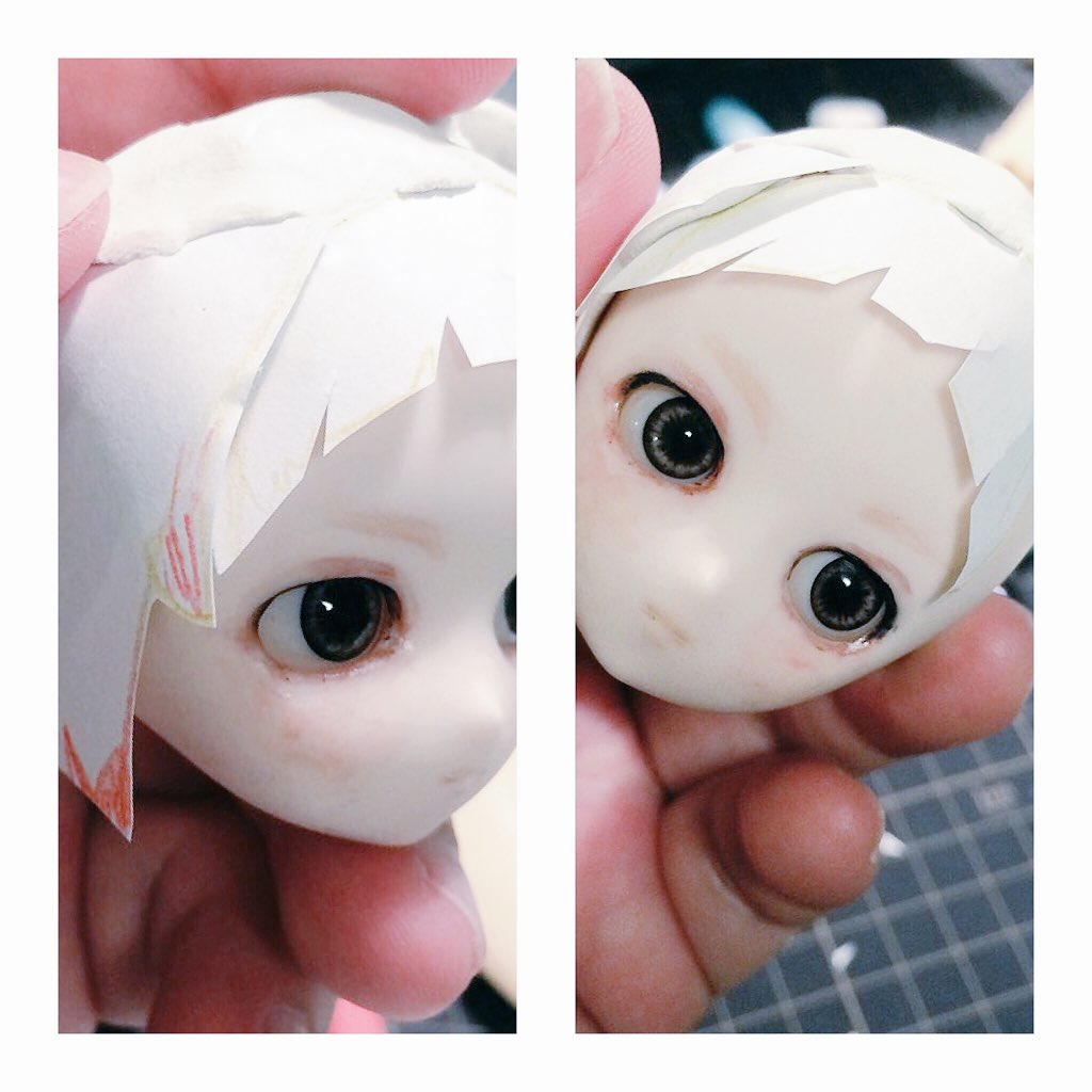 Twitter 上的 Hima Kawagoe ドールの続きはよしたい 自作figmaの方がニュアンスとして近いか もうbody買ったほうがいい 予備のヘッドもあと2つほしげ あと新しい細筆と下まつ毛用のつけまかな 粘土は石膏粘土安定かな デッサン用にも1体作りたいので3体