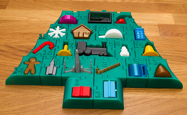 Day 20-Today it's cookies in our advent calendar. Thanks P Leppik snip.ly/m7SA  <a href="/thingiverse/">Thingiverse</a> #3dprinting