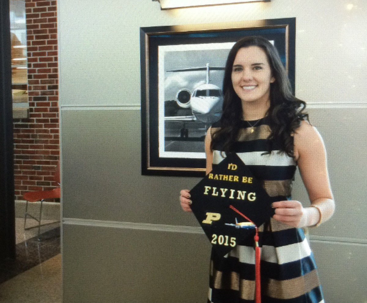 jillbcool's tweet photo. Congrats Natalie! We are so proud of our Pilot! #PurdueWeDidIt https://t.co/tKIQVgqyK6
