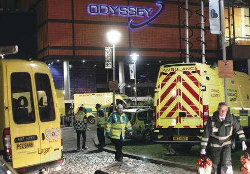Outside the Odyssey right now, speedy recovery <a href="/GaryLineker/">Gary Lineker</a> #SPOTY
